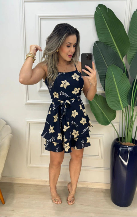 Vestido & Macaquinho Bela Floral